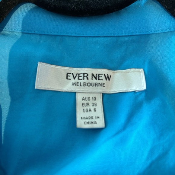 Ever New vivid cornflower Gwen button up midi dress - Picture 2 of 4